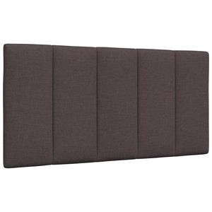 VidaXL Hoofdbordkussen 100 cm stof donkerbruin