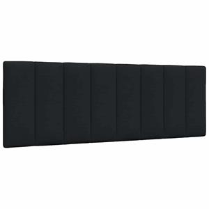 VidaXL Hoofdbordkussen 120 cm stof zwart