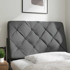 VidaXL Hoofdbordkussen 80 cm stof donkergrijs