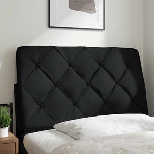 VidaXL Hoofdbordkussen 80 cm stof zwart