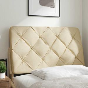 VidaXL Hoofdbordkussen 80 cm stof crèmekleurig
