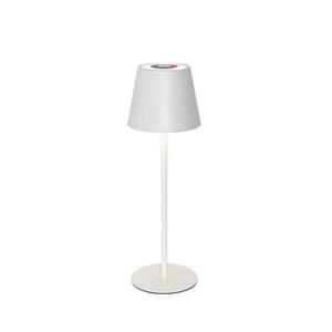 QAZQA Tafellamp wit incl. LED dimbaar en oplaadbaar RGB IP54 -