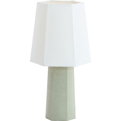 Light & Living Tafellamp Musabo - Mintgroen - Ø25cm