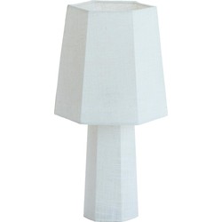 Light & Living Tafellamp Musabo - Linnen - Ø25cm