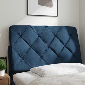 VidaXL Hoofdbordkussen 90 cm stof blauw