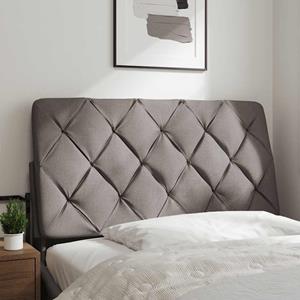 VidaXL Hoofdbordkussen 100 cm stof taupe