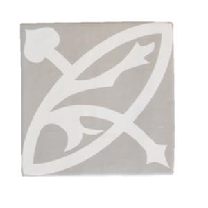 Terre d'Azur Rioja vloertegel Decor 20x20cm wit/grijs - per 25 stuks