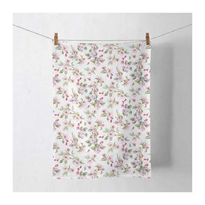 Ambiente Theedoek Spring Blossom White