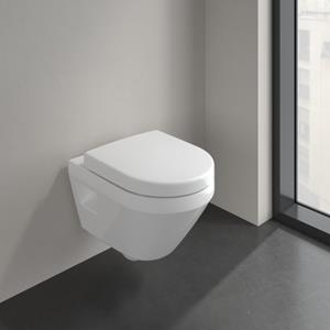Villeroy & Boch Architectura compact randloos toilet met TwistFlush rond wit glans