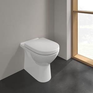 Villeroy & Boch O.novo staand toilet CeramicPlus wit glans