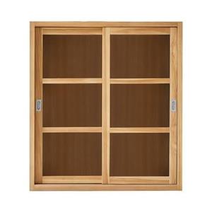 Tikamoon  Coffee Tek - Massief teakhouten vitrinekast van 120 cm