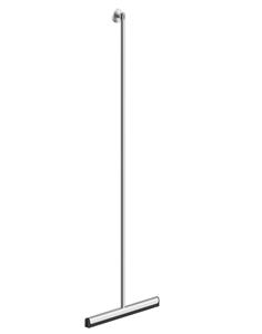 Sanifun vloerwisser met ophanghaak Netti  geborsteld RVS 110 cm.