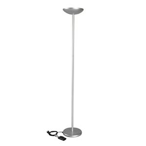 Maul Staande, halogeenlamp, 120 W, dimbaar, zilverkleurig