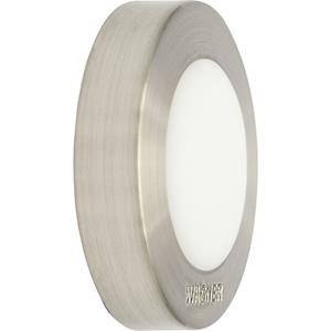 Wagner Design-wanddeurstopper, Ø 38 mm, VE = 2 stuks, hoogte 10 mm, roestvast staal/wit