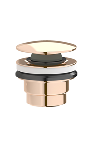 Plieger Roma 2 in 1 design afvoerplug rosé