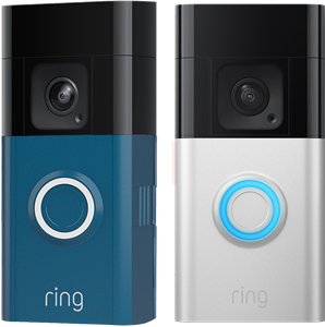Ring Battery Video Doorbell Plus + Voorpaneel Blauw