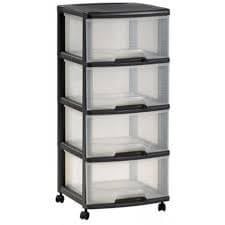 Curver Essentials Ladesysteem - 4x20l Incl. Wielen