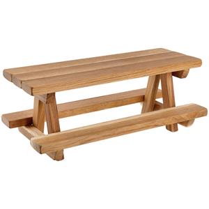 Vega Eetplank Trobiolo; 50x25x20 cm (LxBxH); eiken; rechthoekig