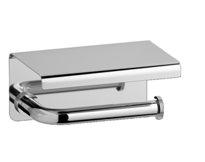 Plieger Roma wc-rolhouder met plateau chroom