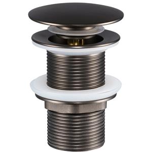Comad afvoerplug met clicksysteem grijs