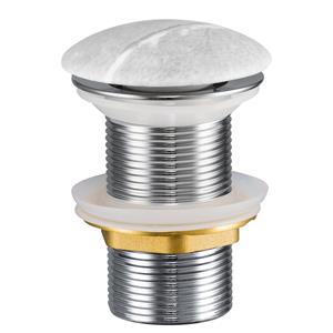 Comad afvoerplug met clicksysteem grijs marmer
