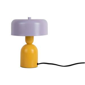 Leitmotiv  Tafellamp Double Funky - Bright yellow & soft purple