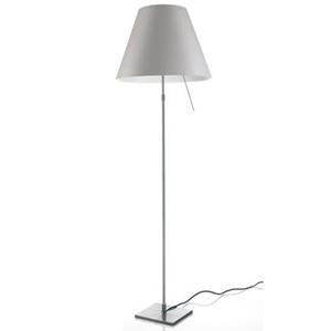 Luceplan Costanza vloerlamp telescopisch met dimmer aluminium|Mistic
