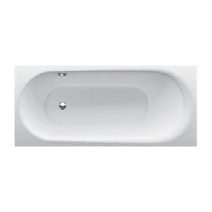 Bette Comodo bad plaatstaal rechthoekig met overloop voor en voeteneind rechts 170x75x45cm wit 1620-000