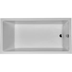 Duravit Starck 1 bad acryl rechthoekig met overloop met 1 rugsteun 180x90x46cm inbouw wit 700050000000000