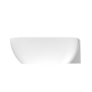 Arcqua Havana Halfvrijstaand Bad - 170x80cm - rechts - mat wit BAD117059