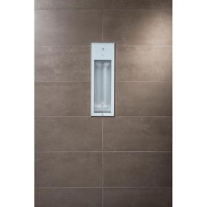 Sunshower Pure White infrarood inbouwapparaat 19.9x61.9x10cm half body 1250watt aluminium inclusief eindinstallatie en 5 jaar garantie 80073 + installatie/garantie