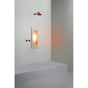 Sunshower Round Small One infrarood opbouw incl. wandbeugel 95x33x12cm inclusief 5 jaar garantie Sand White S0500-S0106-SML0700-SW769631