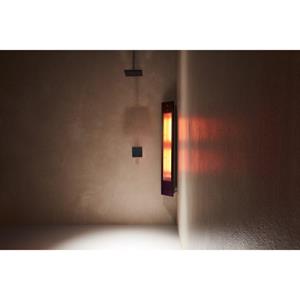 Sunshower Solo Black infrarood opbouwapparaat 20x125x18cm full body 1500watt zwart/aluminium inclusief eindinstallatie en 5 jaar garantie 80066 + installatie/garantie
