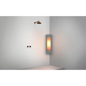 Sunshower Round Small Plus infrarood en UV licht opbouw incl. installatieset hoek 95x33x25cm inclusief 5 jaar garantie Grey S0600-S0103-SML0800-SW769631