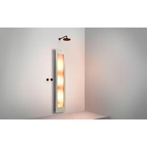 Sunshower Round Plus L infrarood + UV licht opbouw incl. Wandbeugel 185x33x12cm full body inclusief 5 jaar garantie Sand White L0600-L0106-SML0700-SW769631