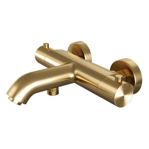 Brauer Gold Edition Badkraan - gladde knop - PVD - geborsteld goud 5-GG-229
