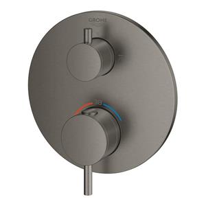 Grohe Atrio inbouw mengkraan thermostatisch met omstel brushed hard graphite 24135al3