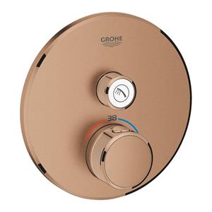 Grohe Grohtherm smartcontrol inbouw douchekraan thermostatisch warm sunset geborsteld 29118dl0
