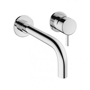 Crosswater MPRO inbouw wastafelkraan met inbouwdeel en 14cm en 22cm uitloop chroom sw31337/sw84108