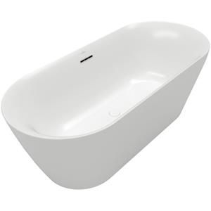 Villeroy & Boch Loop & friends bad vrijstaand 180x80cm naadloos stone white uba180lof9pd00v-rw