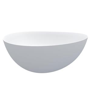 Riho Oviedo vrijstaand bad - 160x160x57cm - solid surface - mat wit B125001005