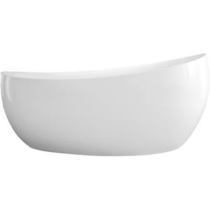 Villeroy & Boch Aveo bad vrijstaand 190x95 randloos met afvoer overloop wit ubq194ave9w1v-01