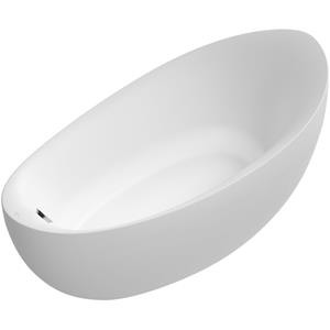 Villeroy & Boch Aveo new generation kunststof bad quaryl ovaal 190x95x44.3cm incl. voorgemonteerde Multiplex Trio  mat wit ubq194ave9t1v-rw