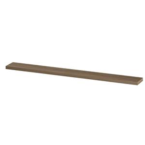 Ink 20d wandplank - 180x20x3.5cm - voorzijde afgekant - tbv nis - MFC Zuiver eiken 1258726