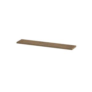 Ink 35d wandplank - 180x35x3.5cm - voorzijde afgekant - tbv nis - MFC Naturel eiken 1258820