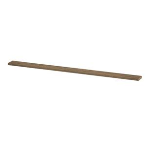 Ink 20d wandplank - 275x20x3.5cm - voorzijde afgekant - tbv nis - MFC Naturel eiken 1258730