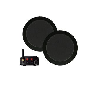 Aquasound Bluetooth Audio bluetooth audiosysteem - (35 watt / bt4.0 / auto-aux ) - met twist speakerset (mat zwart) - 230v/12v bmn35easy-tz
