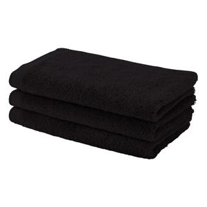 Aquanova London Gastendoek 30x50cm Zwart per stuk LONTWG-09