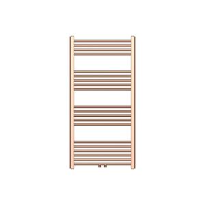 Belrad Handdoekradiator - middenaansluiting - 1200X600mm - 414Watt - Copper BWCO1200600