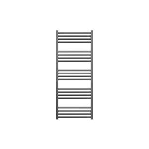 Crosswater MPRO handdoekradiator - 114x48cm - 447 watt - geborsteld slate (gunmetal) MP48X1140T